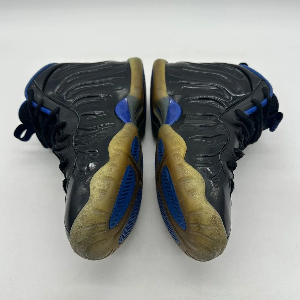 Nike 644791-006‎ Youth Size 7Y Little Posite One Black / Royal Basketball Shoes